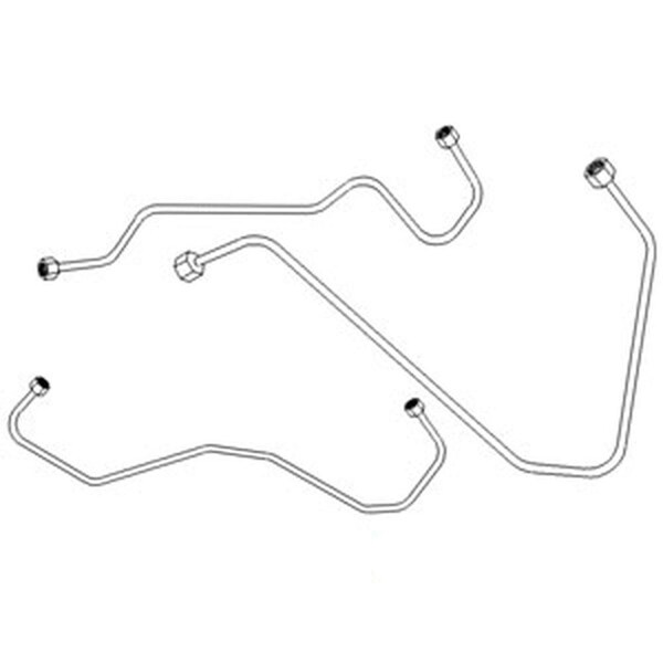 Aftermarket C5NE9A555A Injection Line Set Fits Ford/Fits New Holland 2000 3000 4000 FPL100 - main